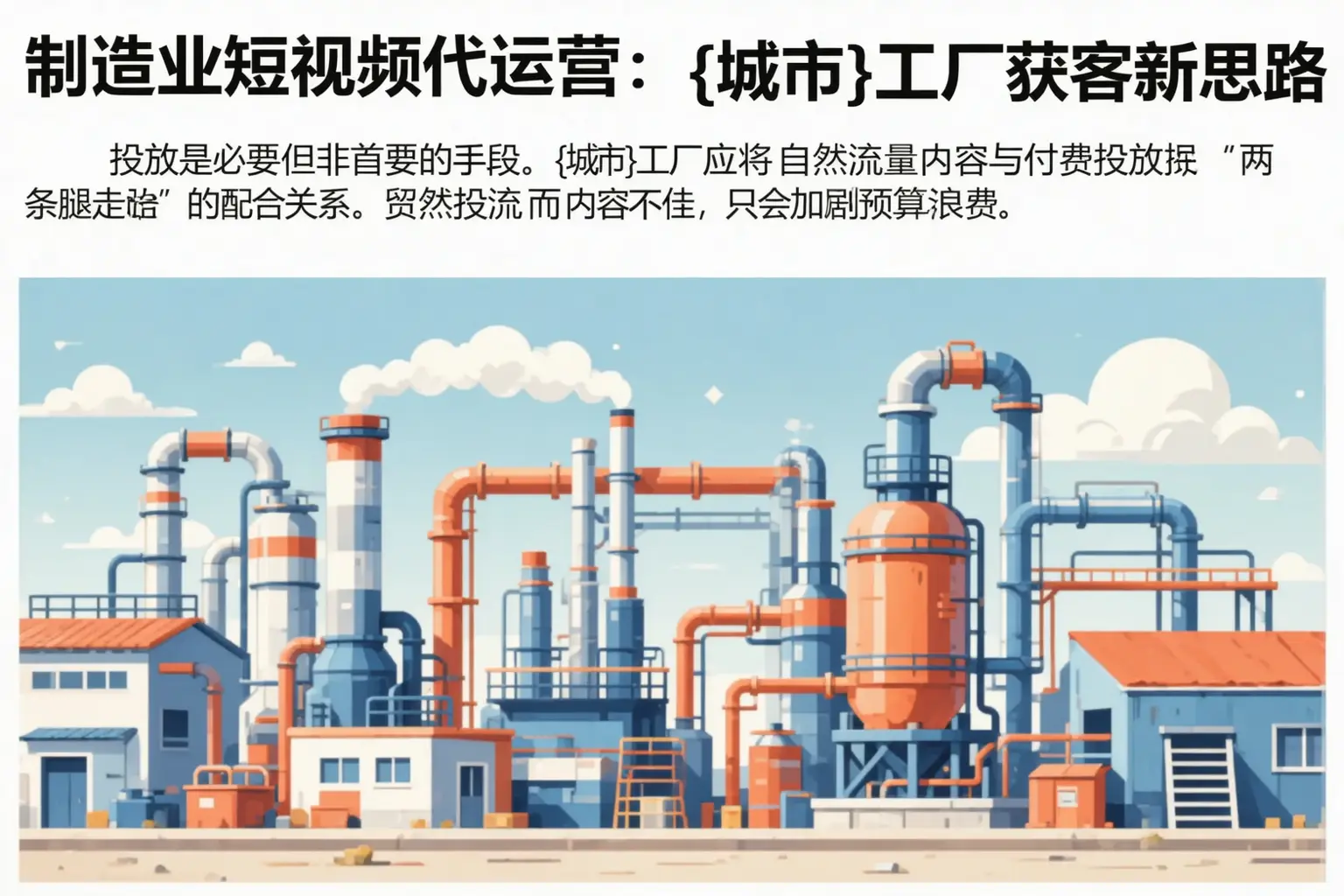 制造业短视频代运营：恩阳工厂获客新思路